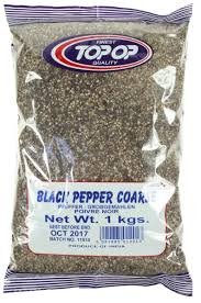top op black pepper coarse 1kg