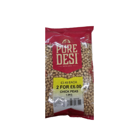 PURE DESI CHICK PEAS 1.5KG