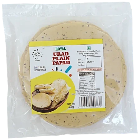 urad plain papad 100g